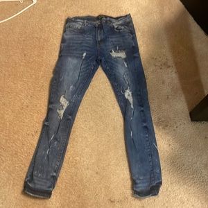 Dark blue skinny jeans
